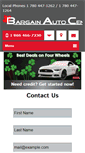 Mobile Screenshot of bargainautocentre.com